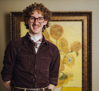 Thomas Dievelaar voor Van Goghs Zonenbloemen